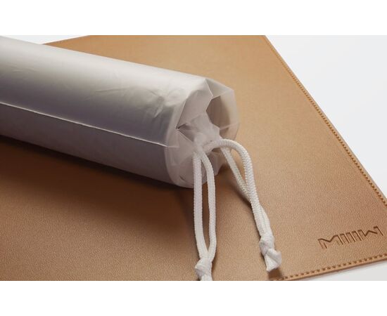 MIIIW Mouse Pad de Couro - Castanho