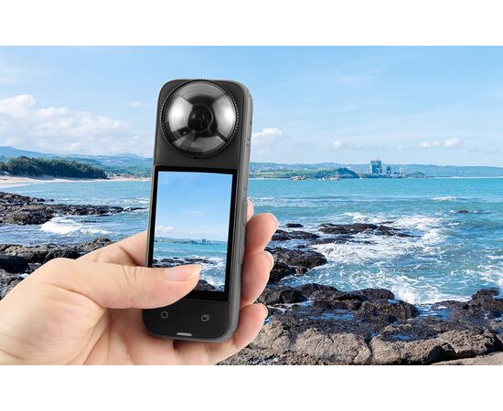 PULUZ Protetor de Lentes em Vidro para Insta360 X4