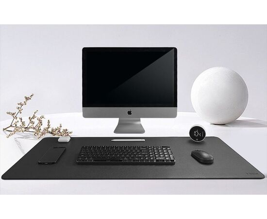 MIIIW Mouse Pad de Couro - Preto
