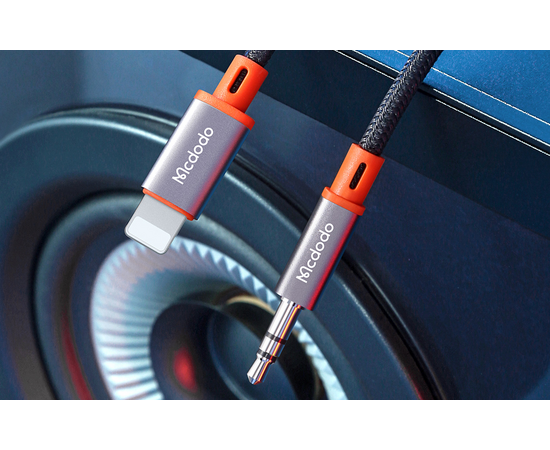 MCDODO Adaptador Lightning para mini Jack 3.5mm 1.2m