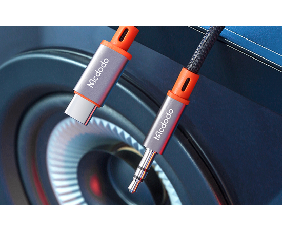 MCDODO Adaptador USB-C para mini Jack 3.5mm 1.2m CA-0820