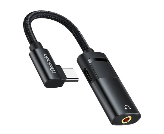 MCDODO Adaptador USB-C Macho/Fêmea para mini jack 3.5 mm CA-1880