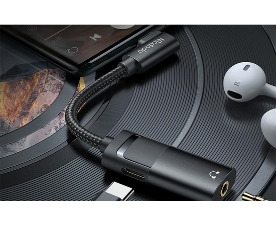 MCDODO Adaptador USB-C Macho/Fêmea para mini jack 3.5 mm CA-1880