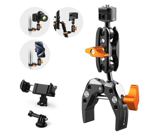 K&F CONCEPT Super Grampo MS13 com Braço Mágico
