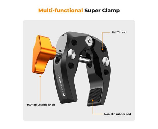K&F CONCEPT Super Grampo Ms15 60mm