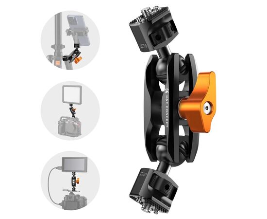 K&F CONCEPT Braço Mágico MS14 com Cabeça de Bola