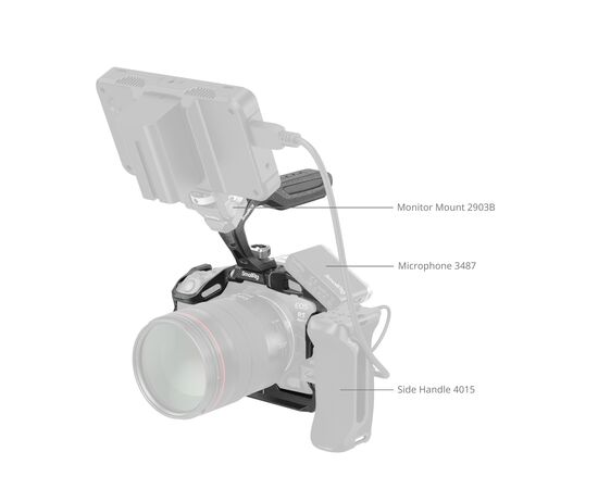 SMALLRIG 4976 Black Mamba Cage para Canon EOS R5 Mark II