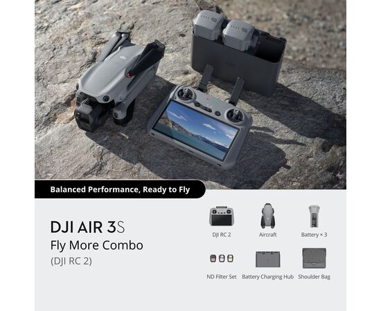 DJI Air 3S Fly More Combo (DJI RC 2)