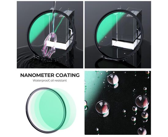 K&F CONCEPT Filtro Black Mist 1/4 Nano-X MRC 77mmK&F CONCEPT Filtro Black Mist 1/4 Nano-X MRC 77mm