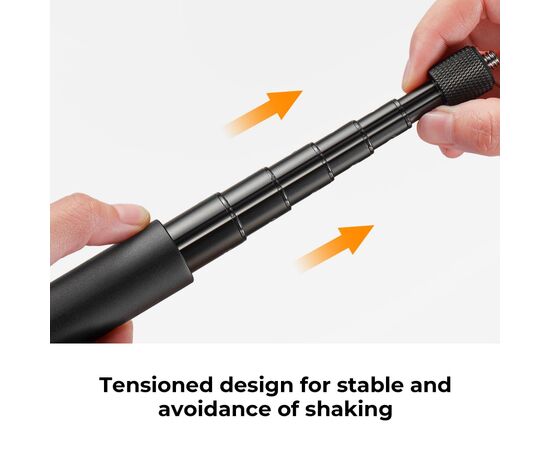 K&F CONCEPT Seltie Stick com Adaptador de Action Cam 153cm
