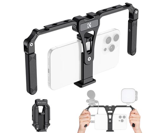 K&F CONCEPT Punho Duplo/Cage para Smartphone