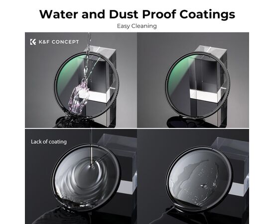 K&F CONCEPT Filtro Polarizador Nano-X MRC CPL 55mm