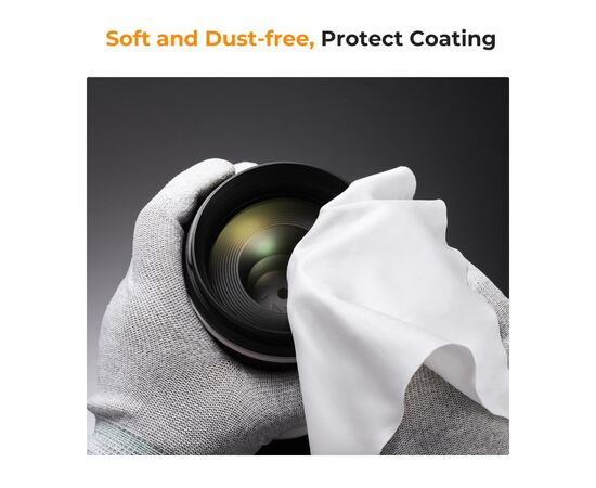 K&F CONCEPT Tampa de Lente Com Cordão Anti-Perda - 52mm