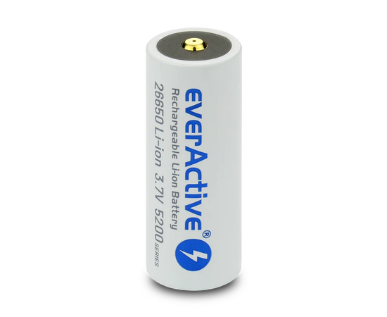 EVERACTIVE Pilha 26650 Recarregável Micro USB 5200mAh
