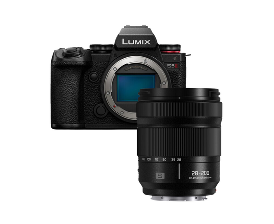 PANASONIC Lumix DC-S5 Mark II - Corpo + Lumix S 28-200mm f4-7.1 Macro OIS