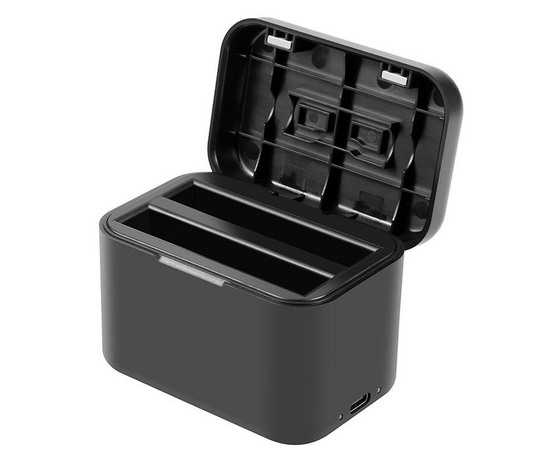 PULUZ Carregador para 2 Baterias para Insta360 X4