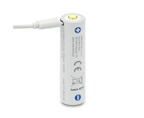 EVERACTIVE Pilha 18650 Recarregável Micro USB 3500mAh