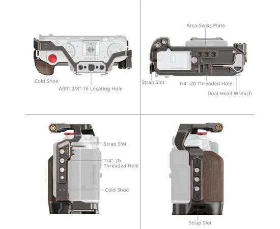 SMALLRIG 4892 Cage Retro Fujifilm X-M5