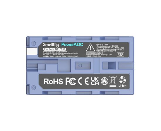 SMALLRIG 4331 Bateria Lítio NP-F550 USB-C 3500mAh