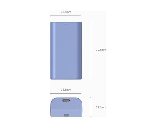 SMALLRIG 4331 Bateria Lítio NP-F550 USB-C 3500mAh