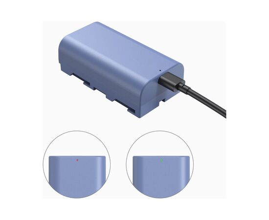SMALLRIG 4331 Bateria Lítio NP-F550 USB-C 3500mAh