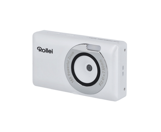 ROLLEI Câmera Compactline Pocket 50MP - Branco