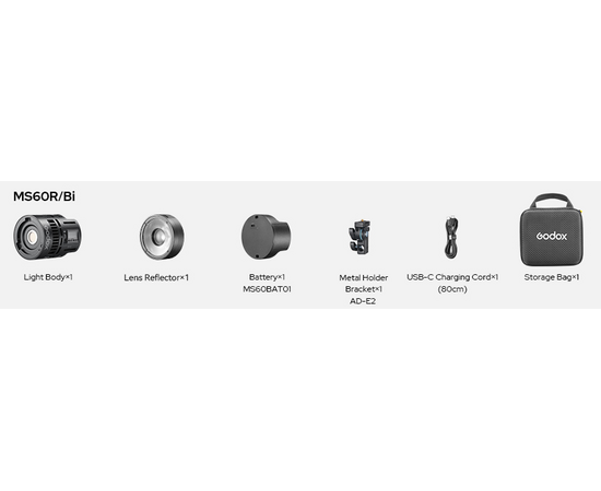 GODOX Iluminador Led KNOWLED MS60R - RGB