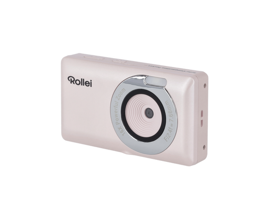 ROLLEI Câmera Compactline Pocket 50MP - Rosa
