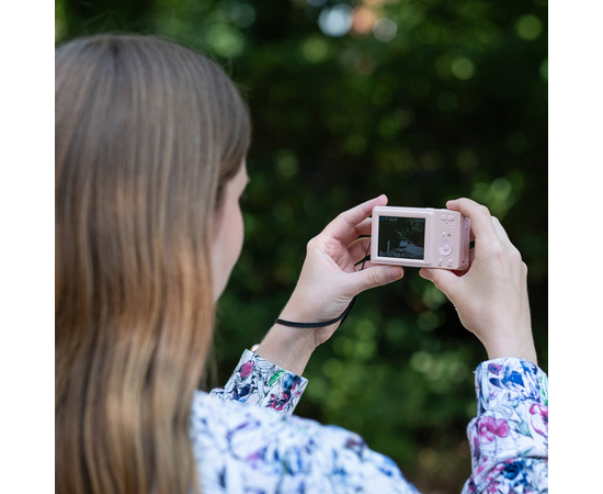 ROLLEI Câmera Compactline Pocket 50MP - Rosa