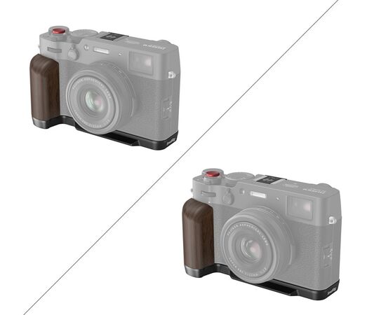 SMALLRIG 4805 L-Shape Grip Fujifilm X100VI / X100V - Madeira/Preto