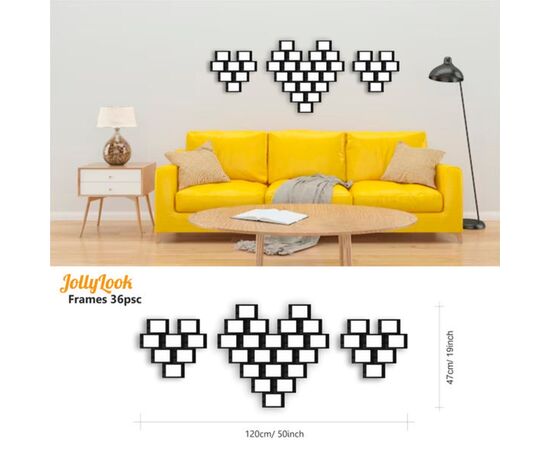 JOLLYLOOK Molduras Decorativas fotografias Instax Mini - 10 Unidades
