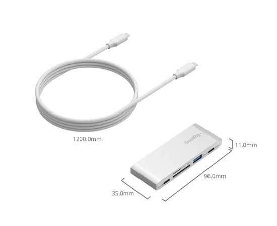 SMALLRIG 4746 Leitor de Cartão 5-em-1 USB-C