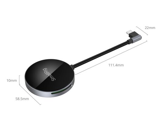 SMALLRIG 4870 Leitor de Cartão SD/Micro SD 4.0 USB-C