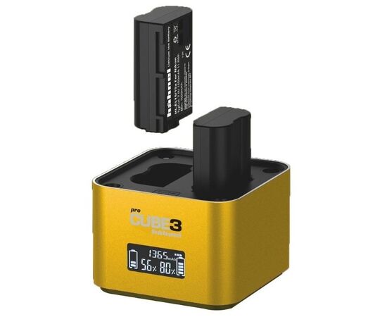 HAHNEL ProCube 3 Carregador Duplo para Baterias Nikon e Pilhas AA