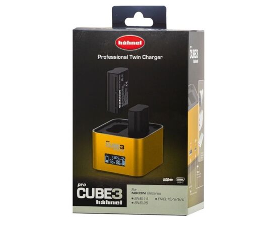 HAHNEL ProCube 3 Carregador Duplo para Baterias Nikon e Pilhas AAHAHNEL ProCube 3 Carregador Duplo para Baterias Nikon e Pilhas AA