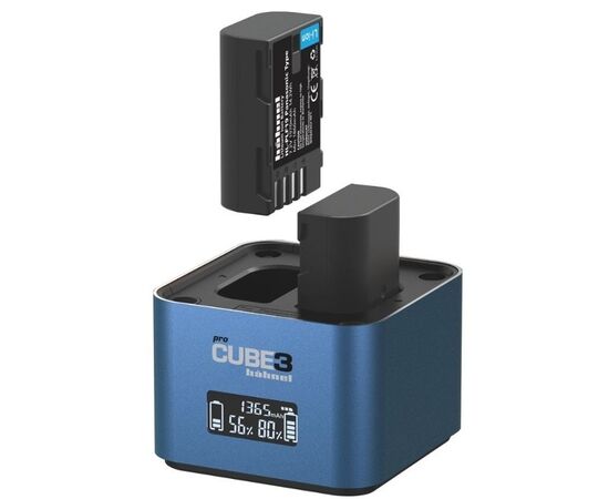 HAHNEL ProCube 3 Carregador Duplo para Baterias Panasonic e Pilhas AA