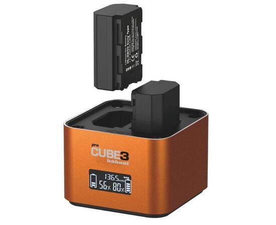 HAHNEL ProCube 3 Carregador Duplo para Baterias Sony e Pilhas AA
