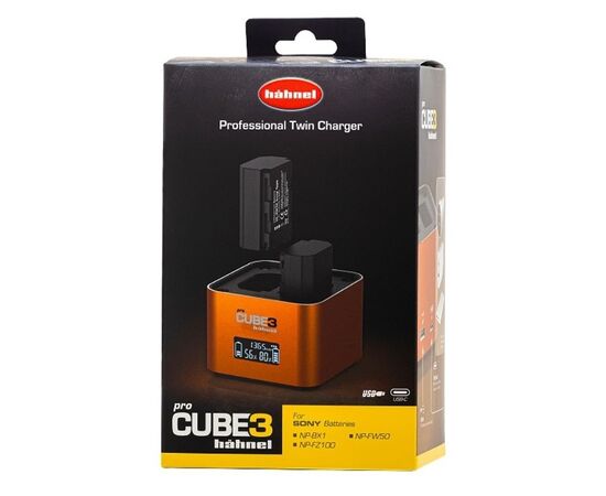 HAHNEL ProCube 3 Carregador Duplo para Baterias Sony e Pilhas AA
