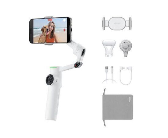 INSTA360 Flow 2 Pro AI Estabilizador para Smartphone Creator Bundle - Branco
