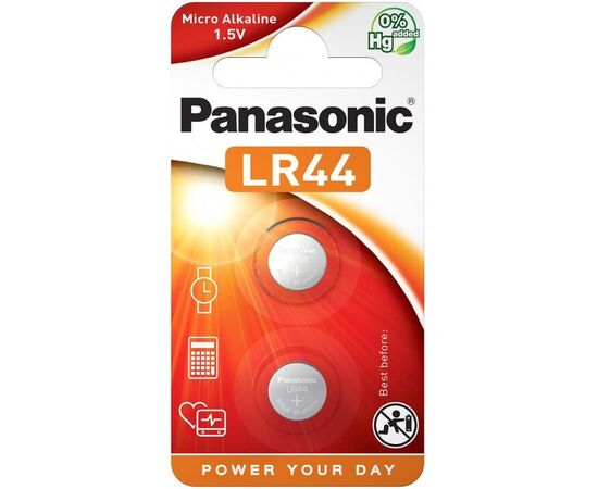 PANASONIC Pilha LR44 1.5V - Pack 2 Unidades