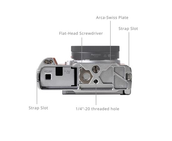 SMALLRIG 5052 L-Shape Grip Panasonic Lumix S9 - Laranja