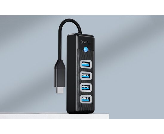 ORICO Hub USB para 4xUSB 3.0 5Gbp Preto - 0.15m