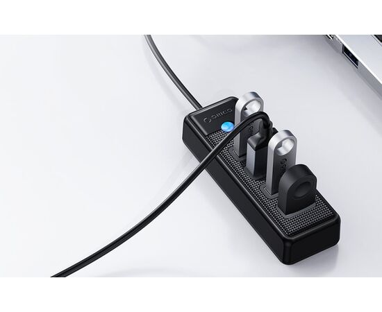 ORICO Hub USB para 4xUSB 3.0 5Gbp Preto - 0.15m