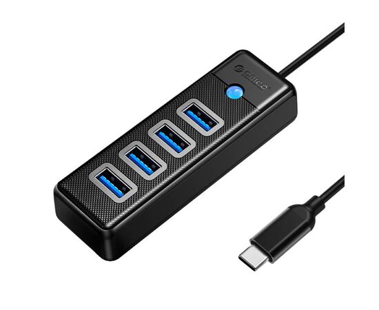 ORICO Hub USB para 4xUSB 3.0 5Gbp Preto - 0.15m