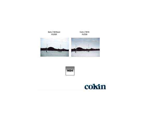 COKIN Filtro P121M Degradê Neutro Cinzento Medium ND4