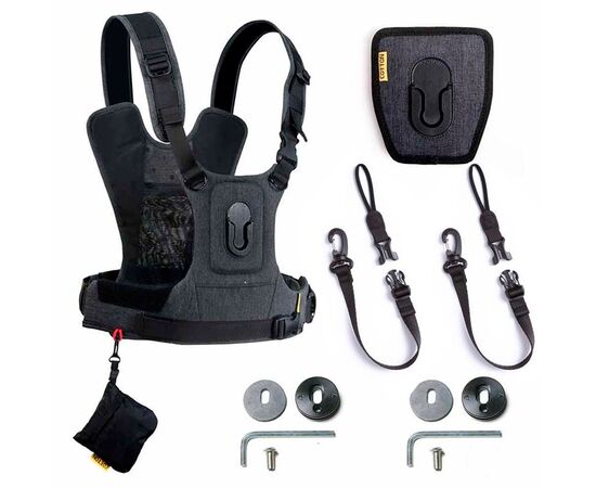 COTTON CARRIER Arnês de Torso com Suporte para 2 Cameras CCS G3 - Cinza