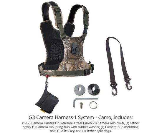 COTTON CARRIER Arnês de Torso com Suporte para 1 Camera CCS G3 - Camuflado