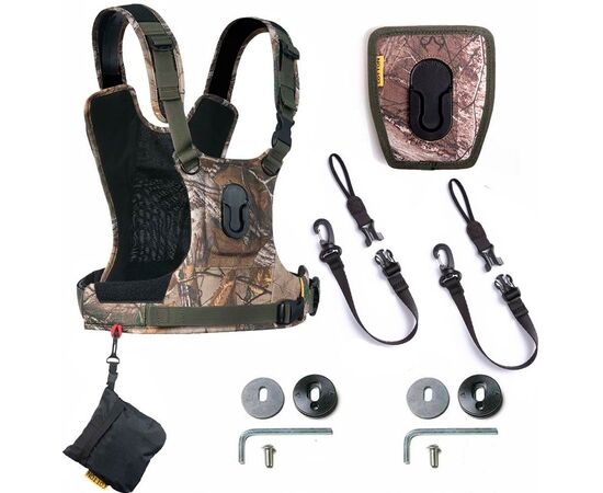 COTTON CARRIER Arnês de Torso com Suporte para 2 Cameras CCS G3 - Camuflado