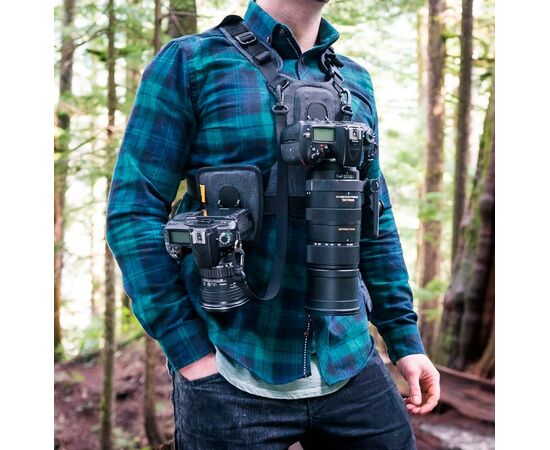 COTTON CARRIER Arnês de Torso com Suporte para 2 Cameras CCS G3 - Cinza