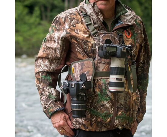 COTTON CARRIER Arnês de Torso com Suporte para 2 Cameras CCS G3 - Camuflado
